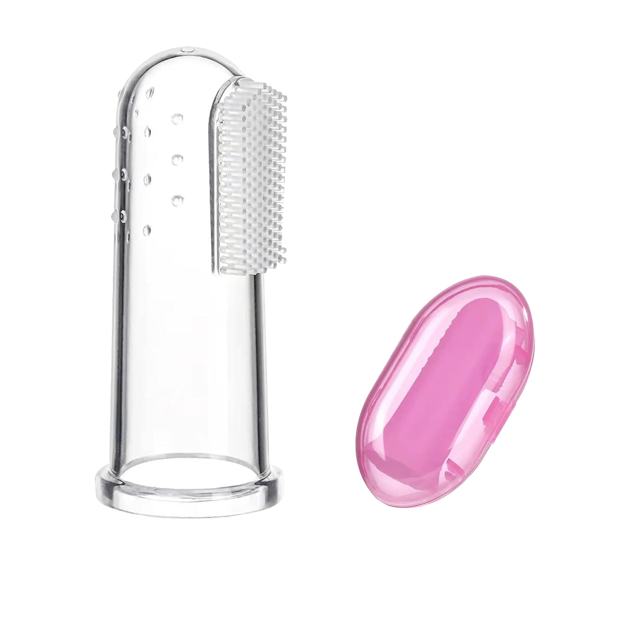Tinyberg Silicone Baby Finger Toothbrush, Great For Massaging & Cleaning Gums, Bpa-Free, Use Soft Brush For Kids & New Born Baby, Kids Finger Toothbrushes-picture-25