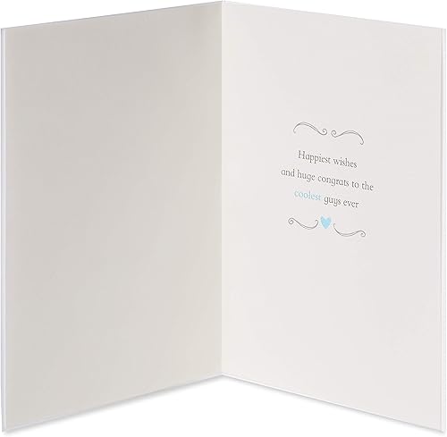 Miniatura 2 de Papyrus Tarjeta de boda LGBTQIA+ para novios (los chicos más geniales de la historia)