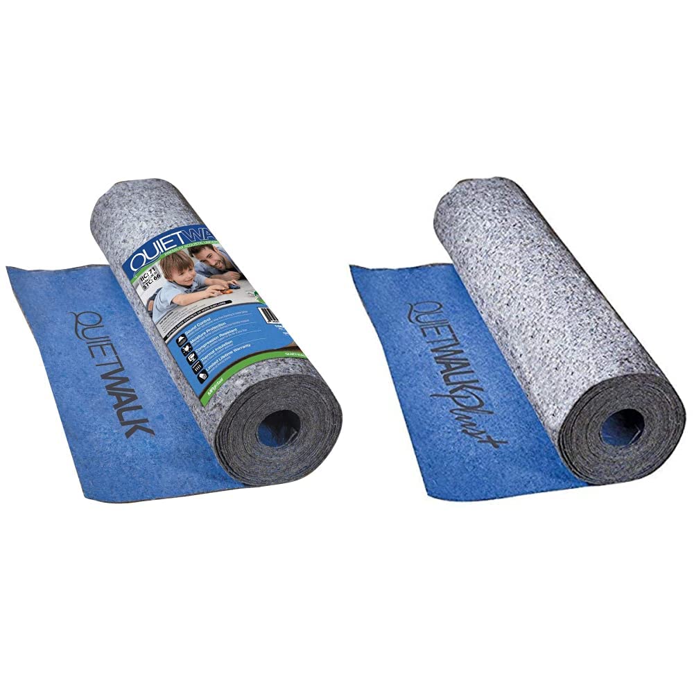 QuietWalk Laminate Flooring Underlayment with Attached Vapor Barrier