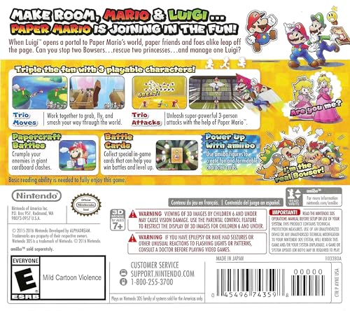 Image of Mario & Luigi: Paper Jam - Nintendo 3DS (Renewed)