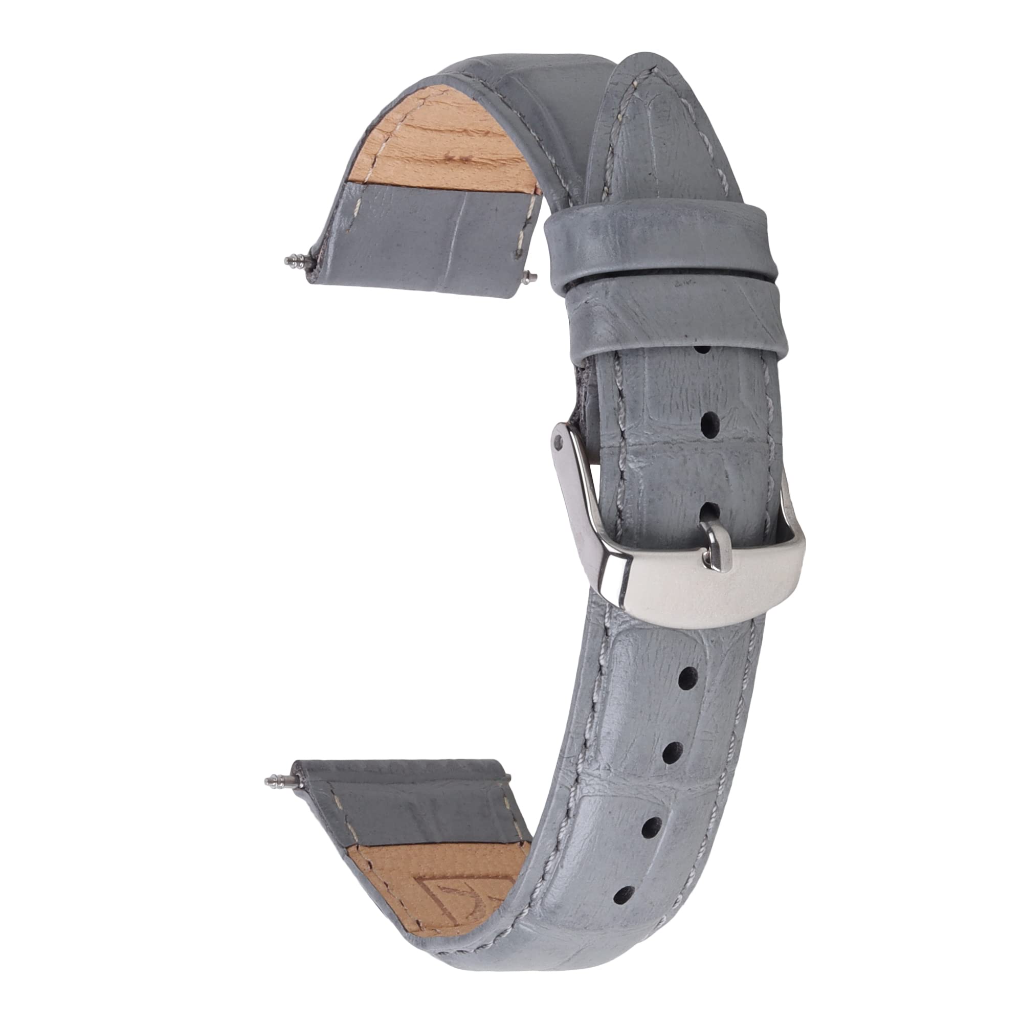 Roycee Aspire Series Genuine Leather Mens Replacement Watch Straps Compatible with All Watches with Regular 22 mm Lug Size (49227222) (B0BWNMHQYZ) Amazon Price History, Amazon Price Tracker