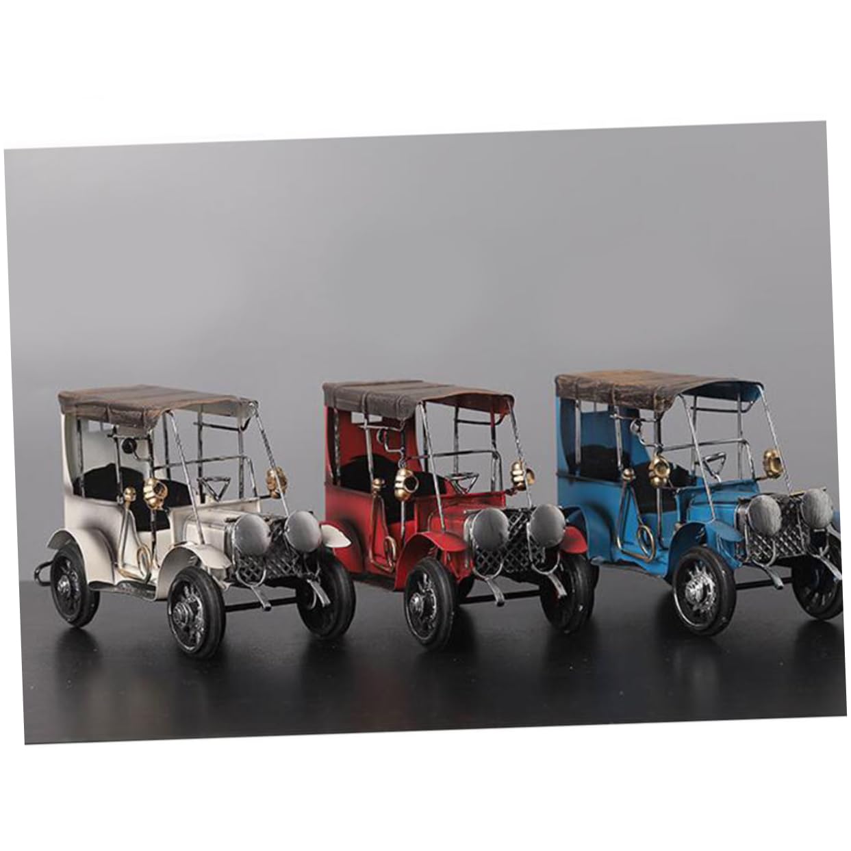 TOPBATHY Modelo De Automóvil De Metal Forjado Decoración De Coches Antiguos Coleccionistas y Decoración