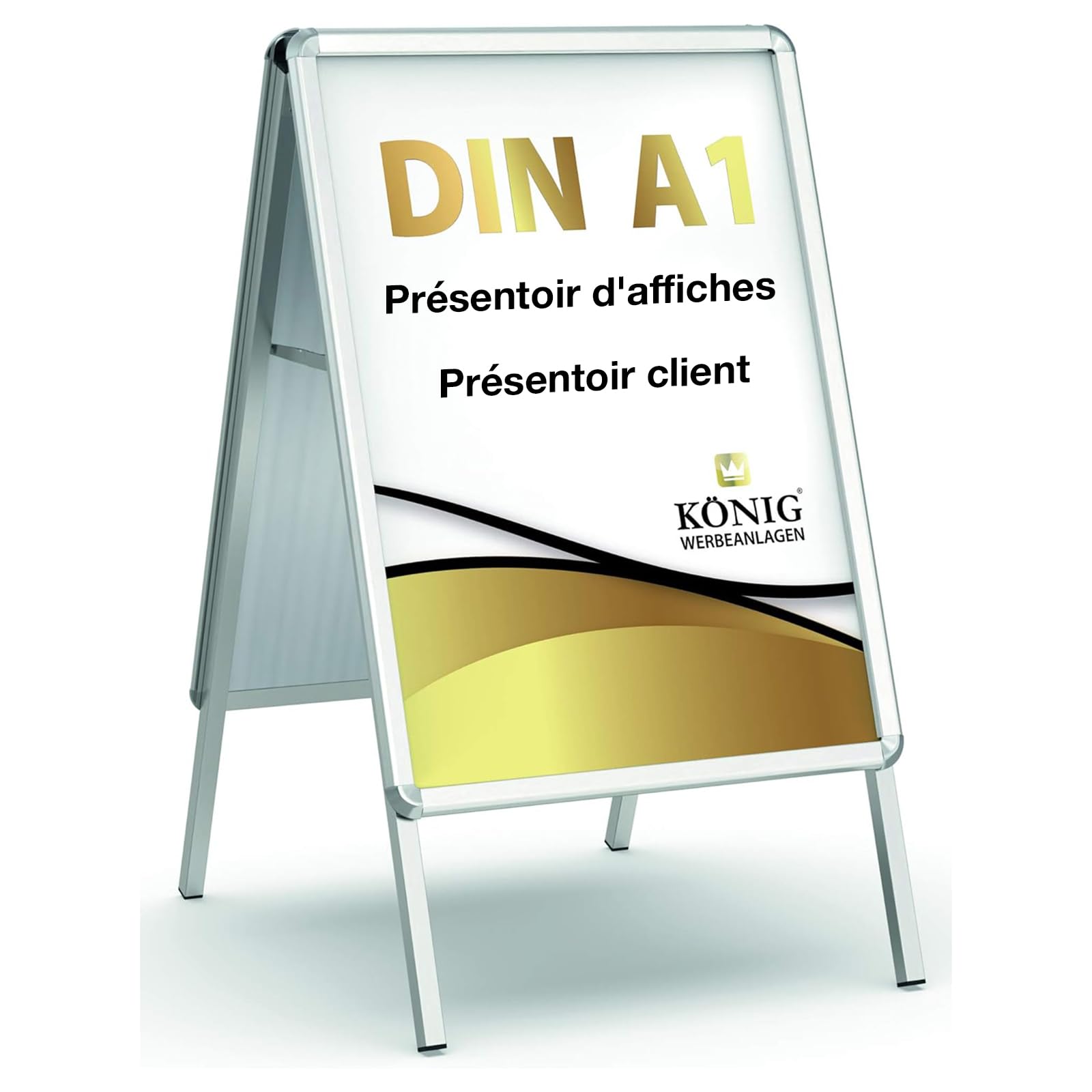 Panneau d'affichage A1 double face pour attirer les clients en magasin