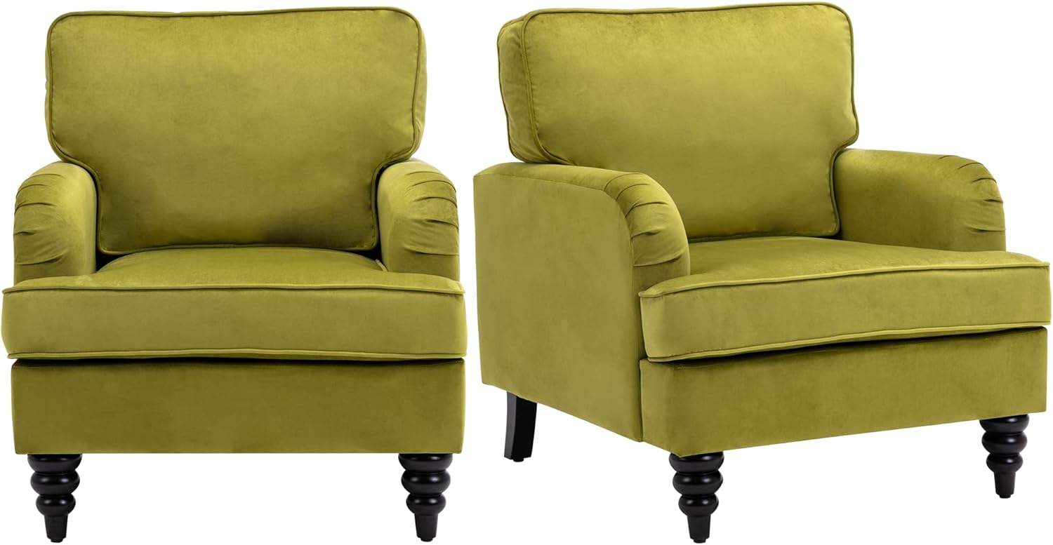 chairus MidCentury Modern Accent Chairs Set of 2 Living