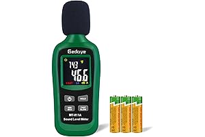 Gedaye Digital Noise Decibel Meter and Thermometer