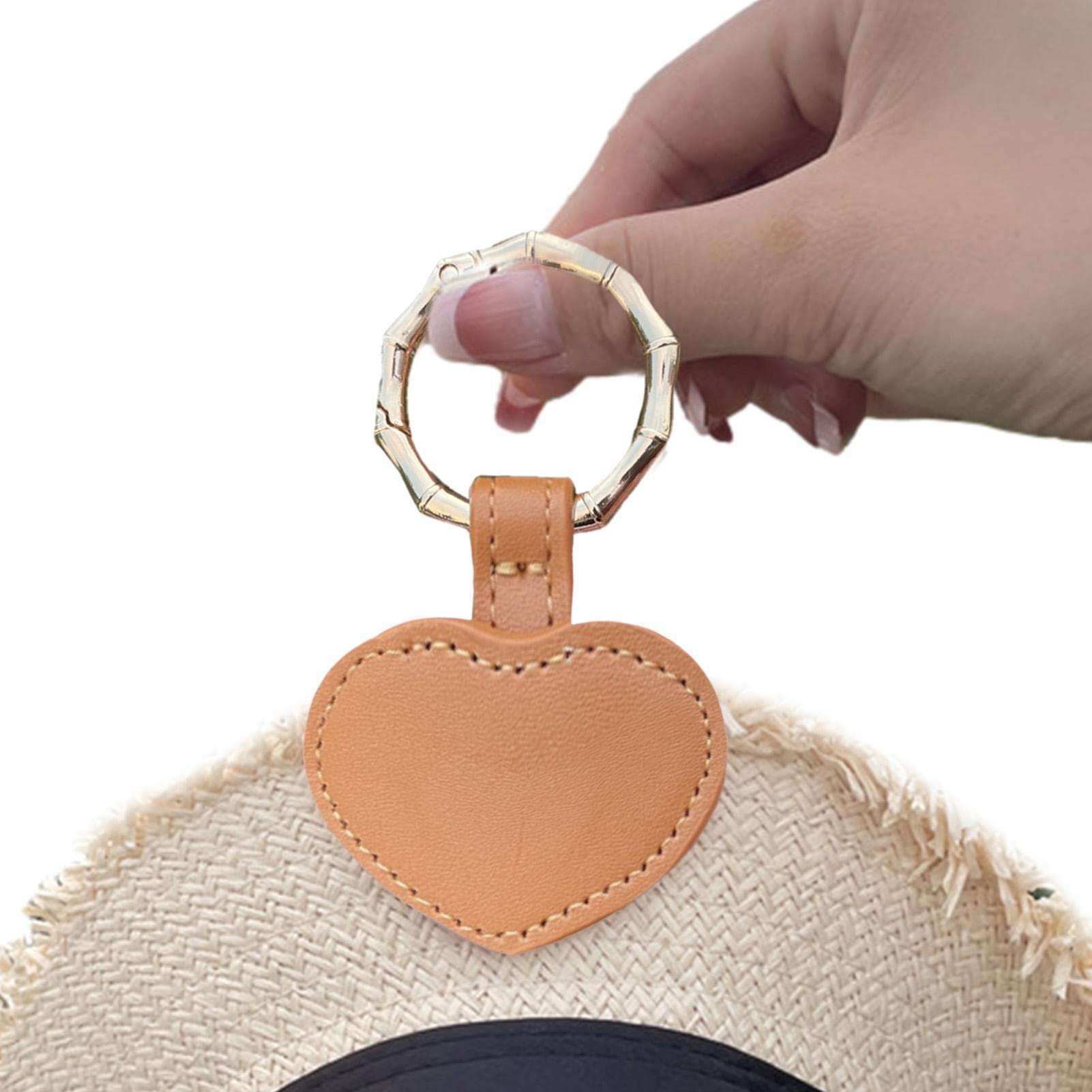 2 Pince à Chapeau Magnétique Silicone - Clip Chapeau Sac Voyage Mains Libres (Bleu Rose)