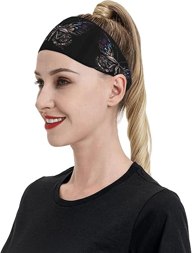 Miniatura 8 de Science Butterfly Fashionable Sports Decorative Sweatband - Comfortable and Breathable Suitable for Hiking Running Fitness Usable in All Seasons