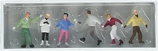 10315 Sports & Recreation Ice Skaters pkg(6) HO Scale Figure