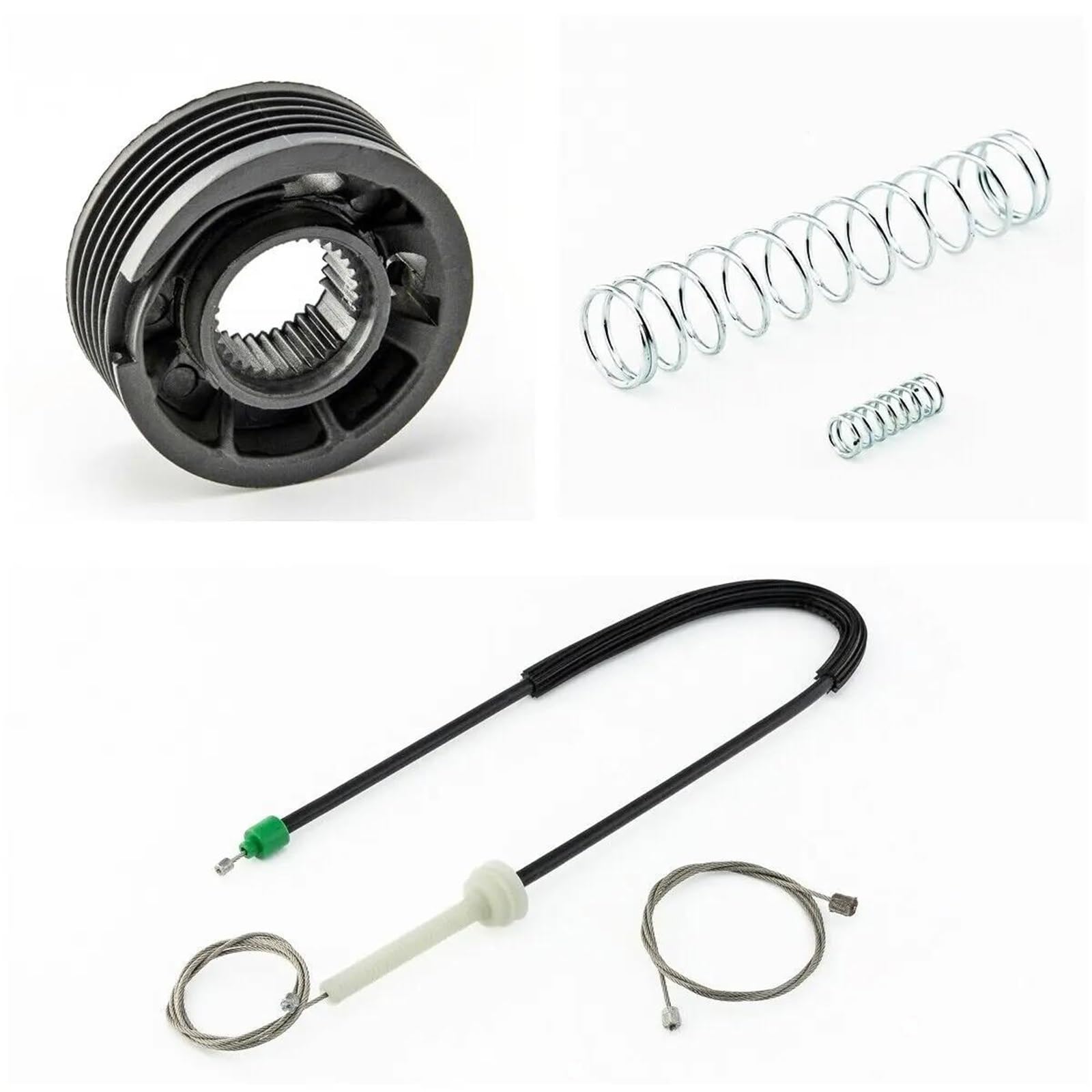 Kit de elevalunas trasero izquierdo reforzado para reparar ventanillas de BMW E39 Serie 5 4