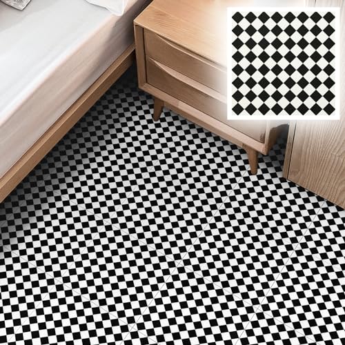 Design impermeabile: la superficie del pavimento in vinile ha un doppio design impermeabile e il materiale in pelle di alta qualità previene le macchie di acqua e olio e offre un habitat igienico. Per la cura e la pulizia, basta strofinare con un asciugamano umido e il pavimento tornerà come nuovo