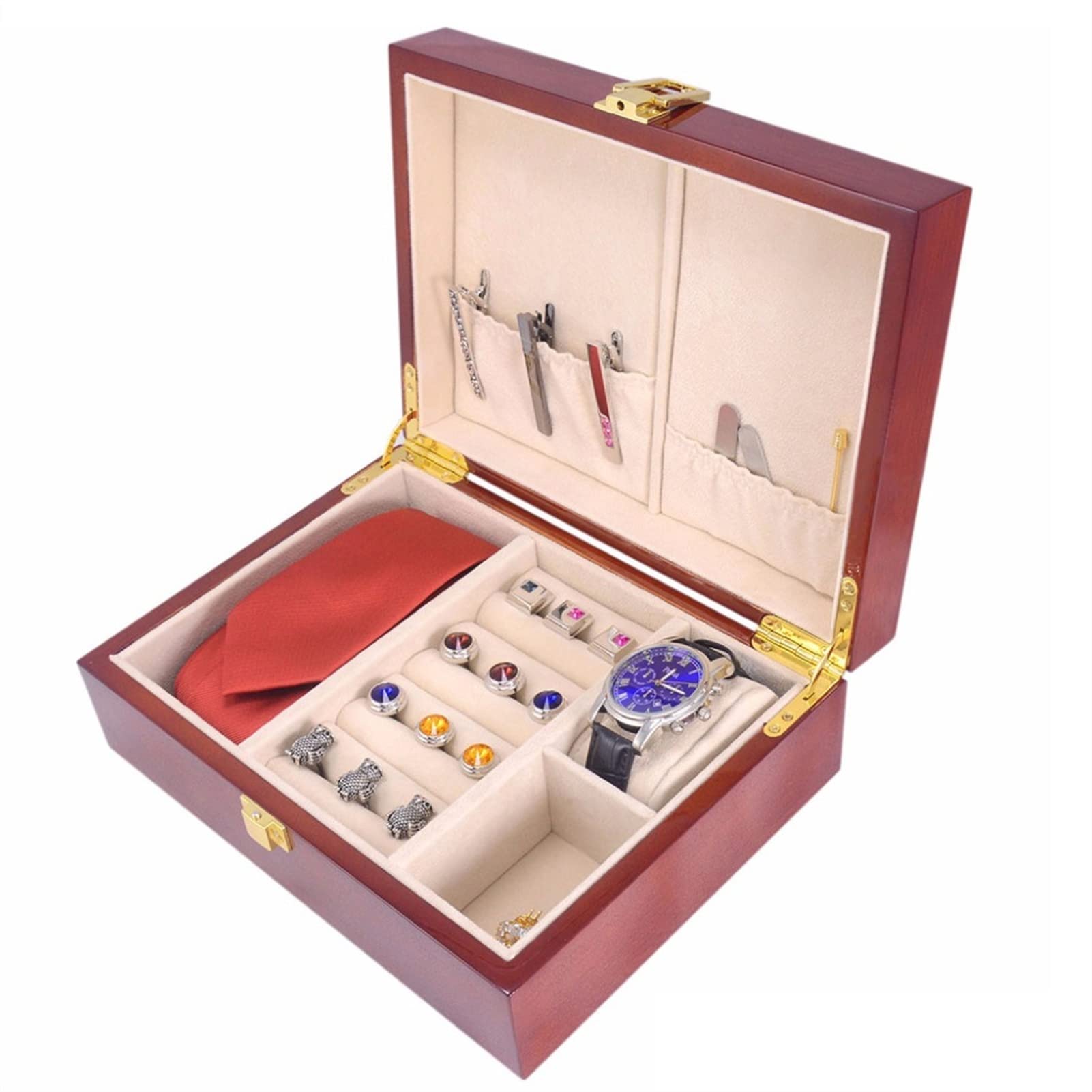 Lot De 2 écrins à Montre + 1 Boîte à Bijoux (taille 8-35 Cm) - Occasion, Marque Générique