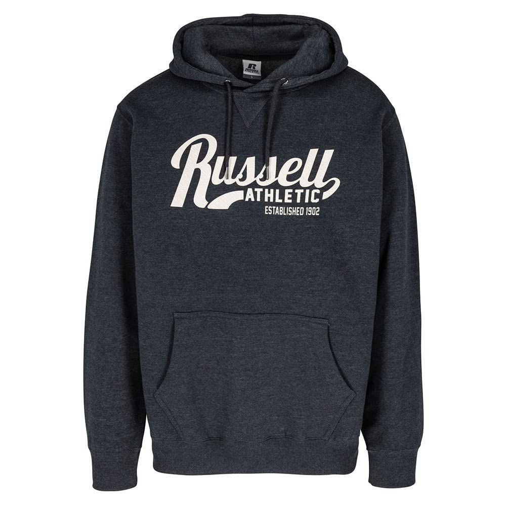 Russell Athletic A20322-WM-098 PULLOVER HOODY Sweatshirt Men's WINTER CHARCOAL MARL Size L
