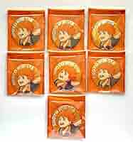 ハイキュー オーロラ缶バッジ 日向翔陽 助走 ハイキュープラザ ハイキュー ハイキュープラザ 日向翔陽 缶バッジ〜助走