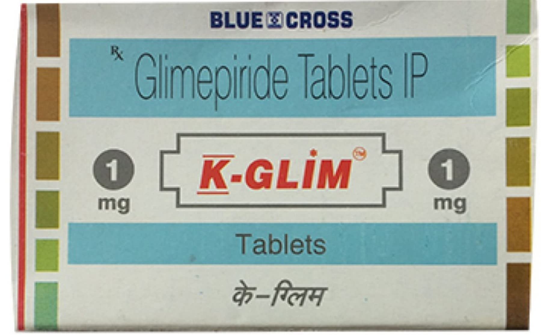 K-GLIM 1MG - Strip of 15 Tablets