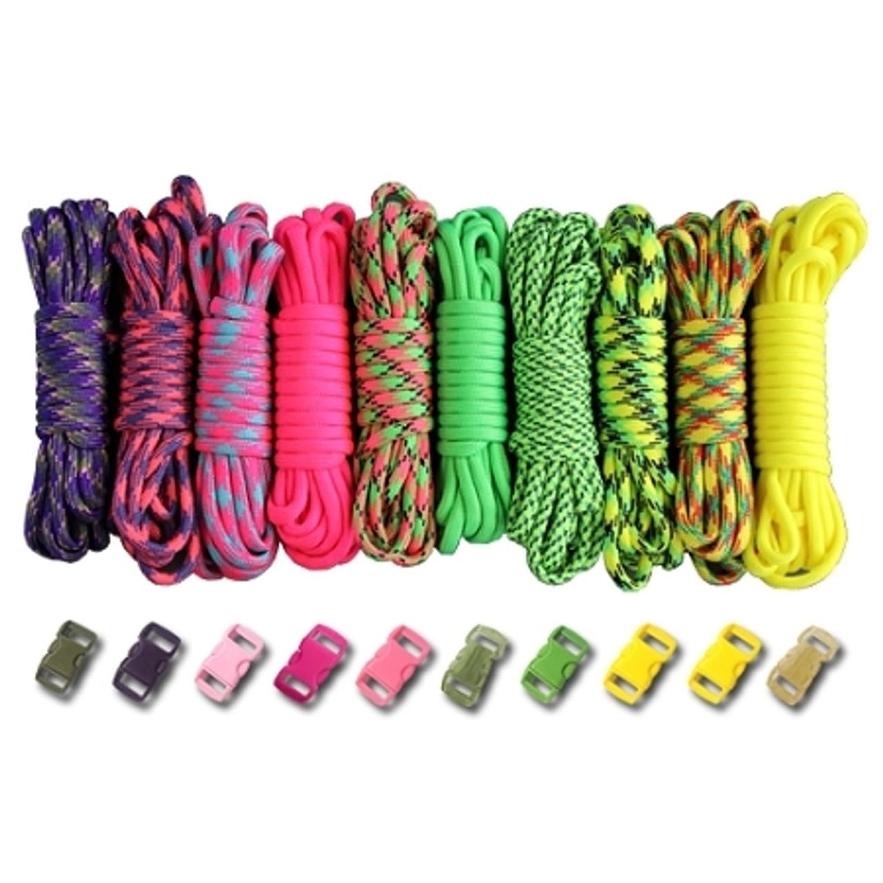 PARACORD PLANET 550lb Type III Paracord Combo Crafting Kits with Buckles — view 46