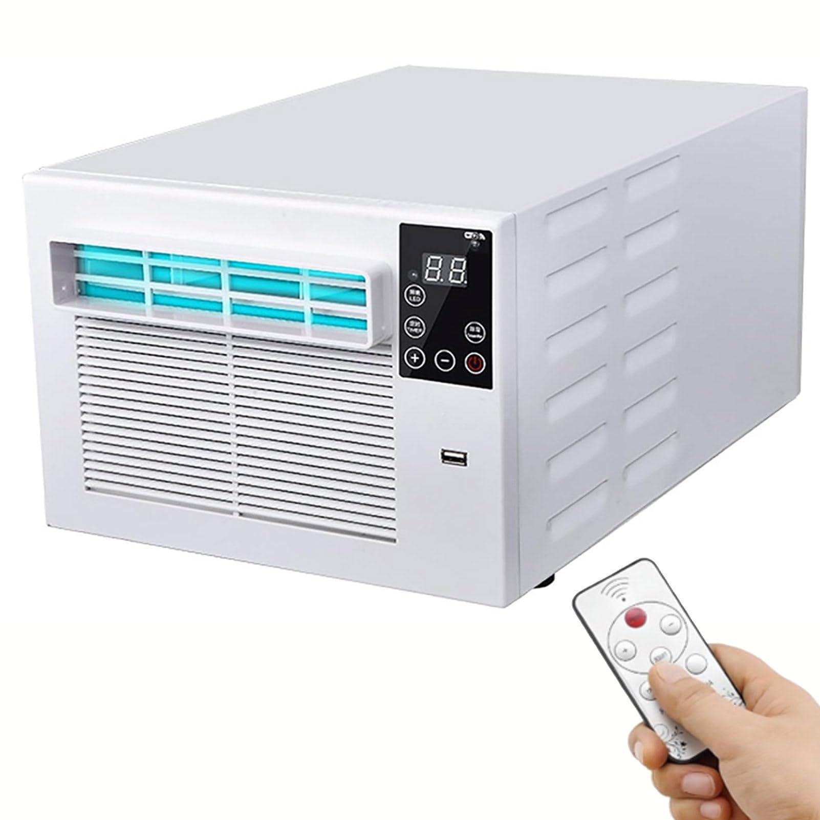AYCDL Portable Air Conditioner, Small AC Unit with Remote, Cooling & Dehumidifying, 24H Timer, Low Power, Quiet Spot Cooler for Camping, Tent
