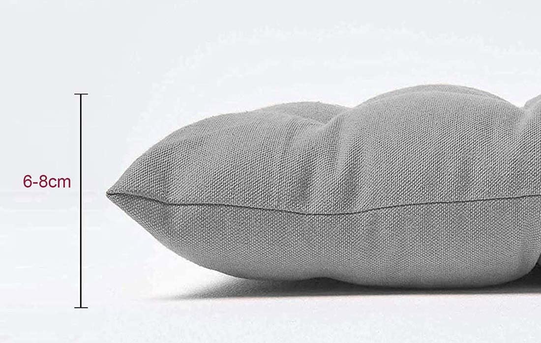 Cuscino per panca da giardino spesso 8 cm, per 2 e 3 posti, lunghezza 80/100 cm per esterni ed interni, cuscino caldo, 170 x 55 cm, colore: arancione, comfort e stile!