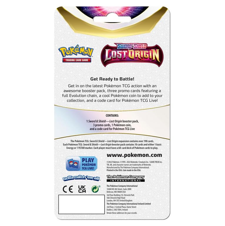 Amazon.com: Pokemon TCG: Lost Origin Premium Checklane Blister Pack  (Torterra) : Toys & Games