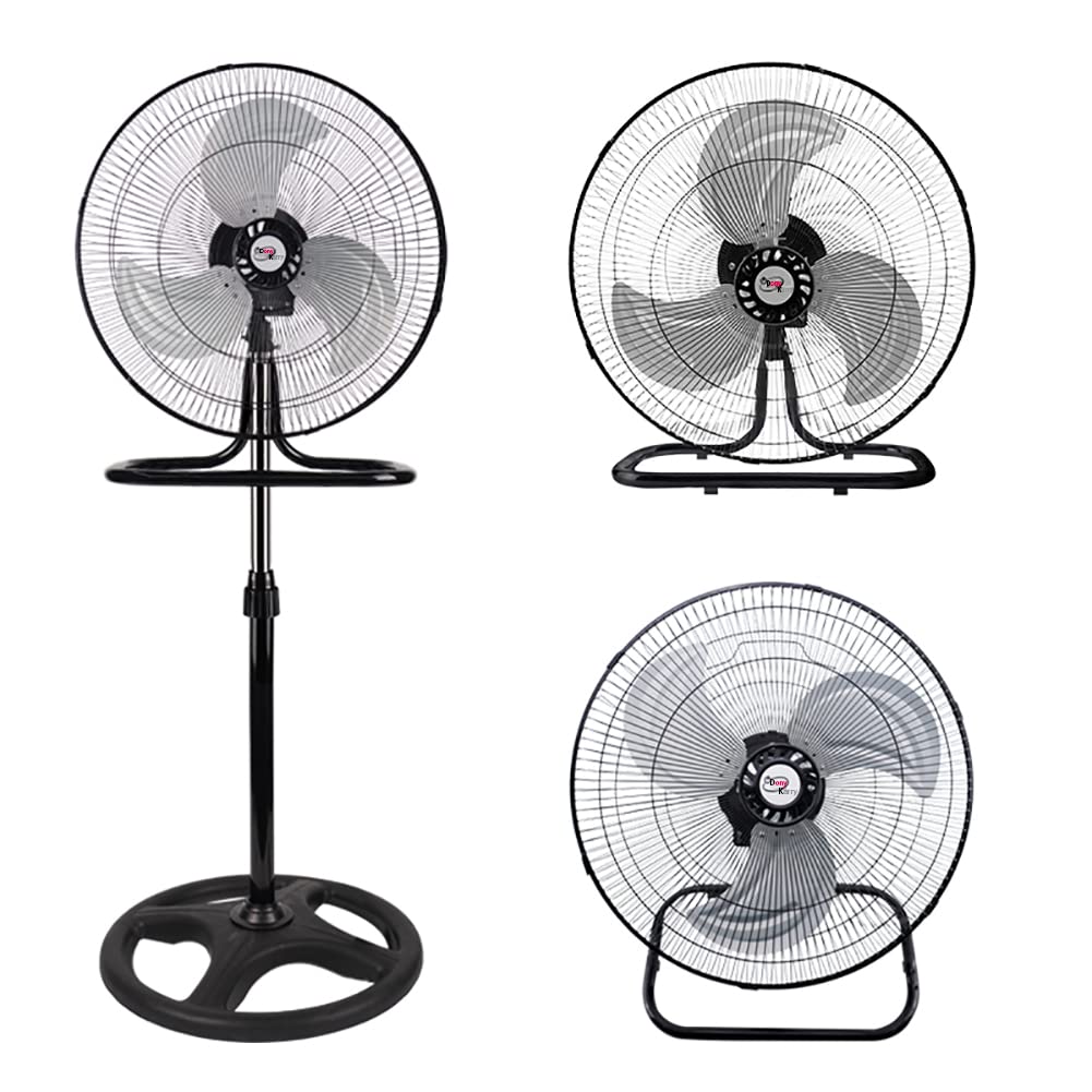 Buy Veiliss 18" Oscillating Pedestal Stand Fan with 3 in 1 Round Base