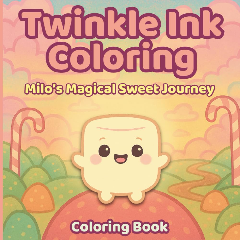 Twinkle Ink Coloring: Milo’s Magical Sweet Journey
