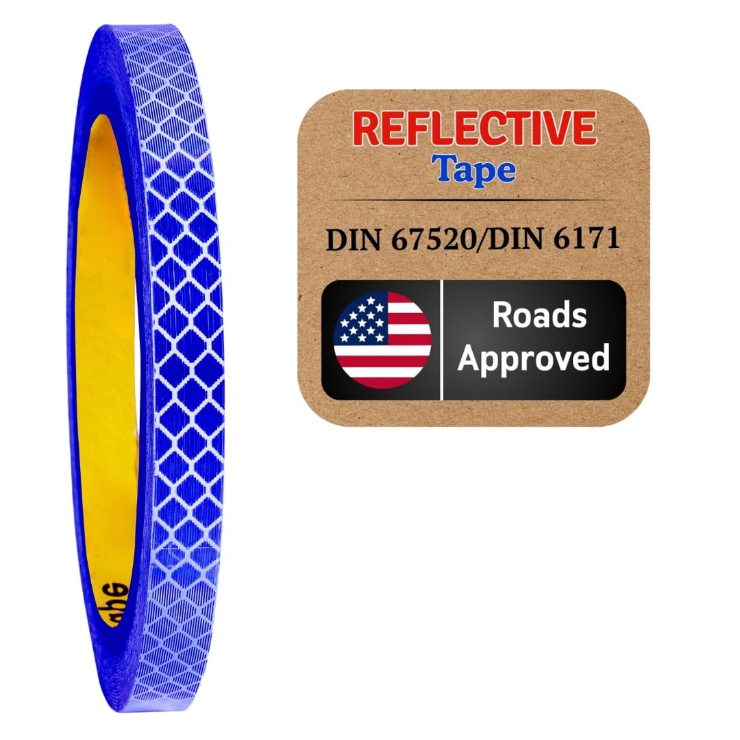Anpatel Diamond Grade Reflective Tape Outdoor high Visibility Strips Safety Waterproof Conspicuity Strong Adhesive Vehicle Trailer Boats Signs car