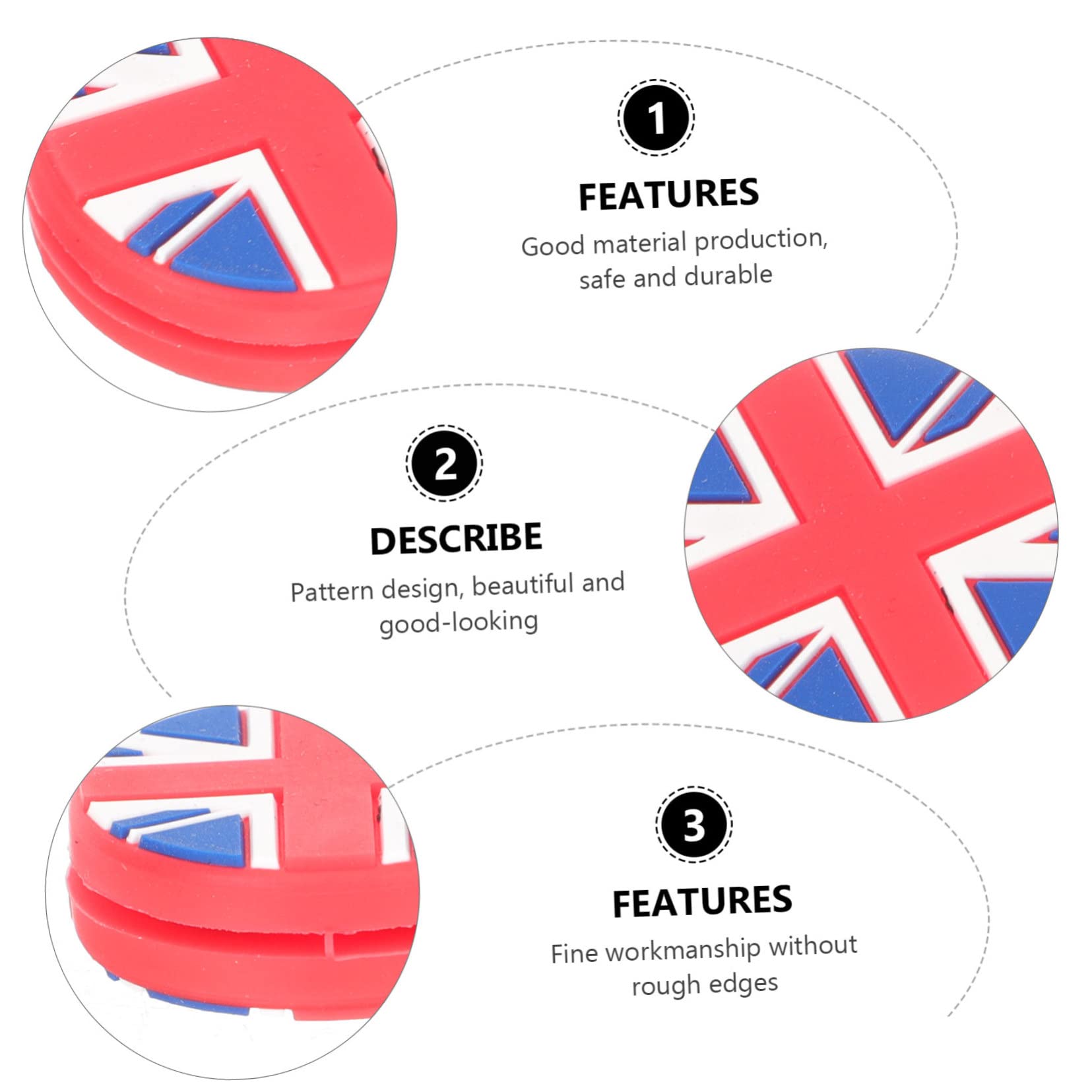 Amosfun Tennisschläger Dämpfer - 6 Stück Silikon Vibrationstopper