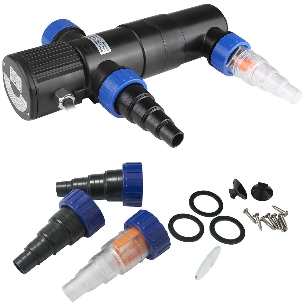 Gardebruk® Clarificador Agua Estanque hasta 12000L UVC Antialgas 11W Acuario Cable 5 m