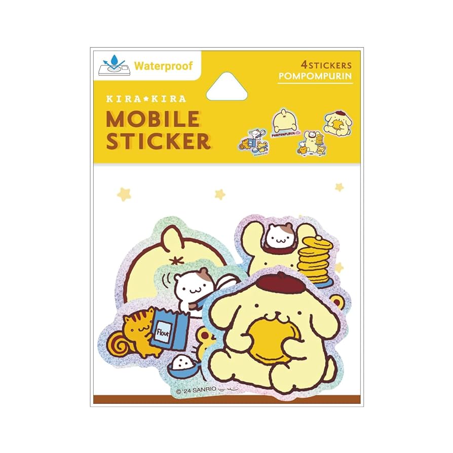 ポムポムプリン　シール Amazon.co.jp: サンリオ(SANRIO) ポムポムプリン シール&ケース