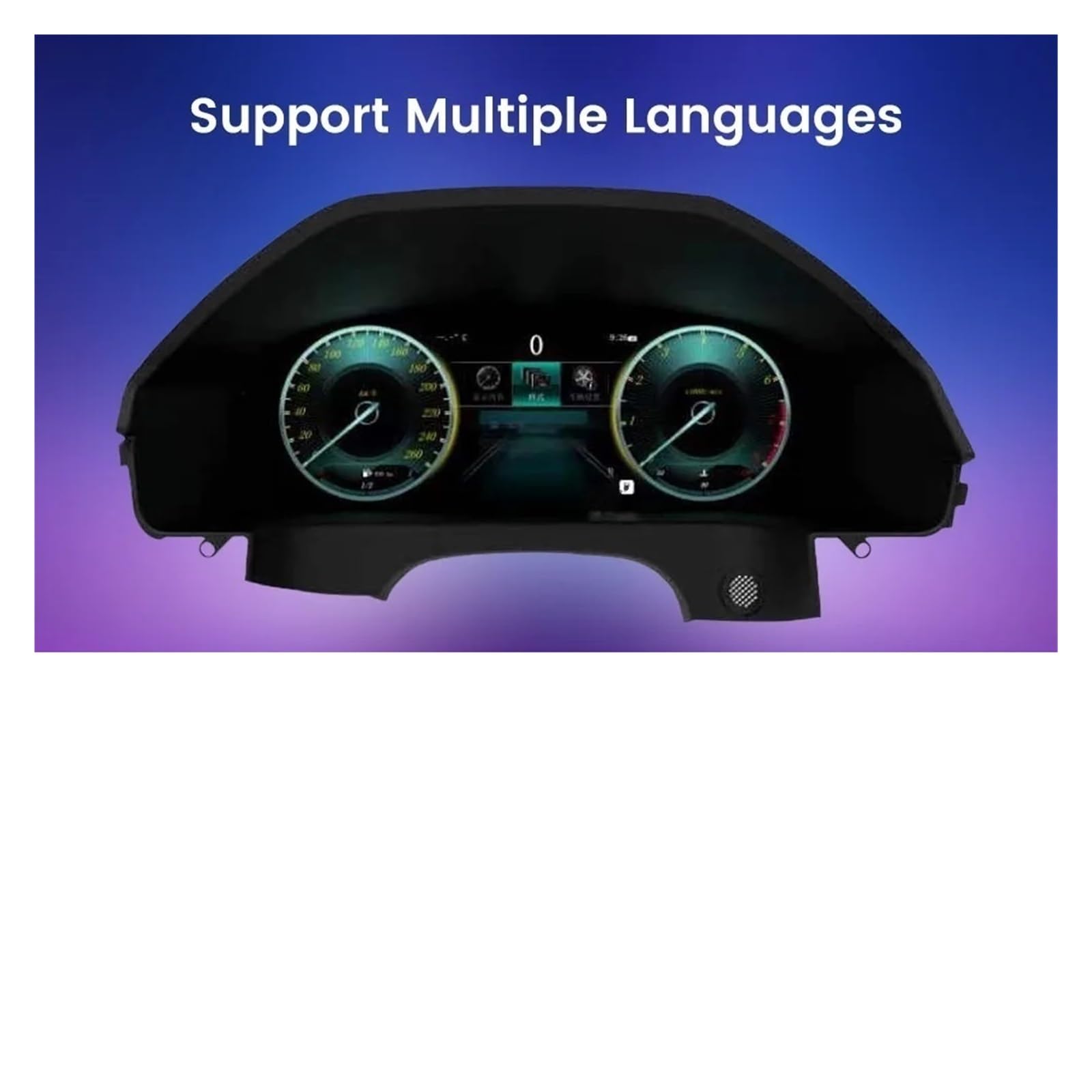 Panel de instrumentos digital LCD de 12,3 pulgadas compatible con Mercedes Benz E W212 NTG4.0 2010-2015 Panel de instrumentos virtual Velocímetro Medidor de cabina(NTG4.5 2014-2015 RHD)