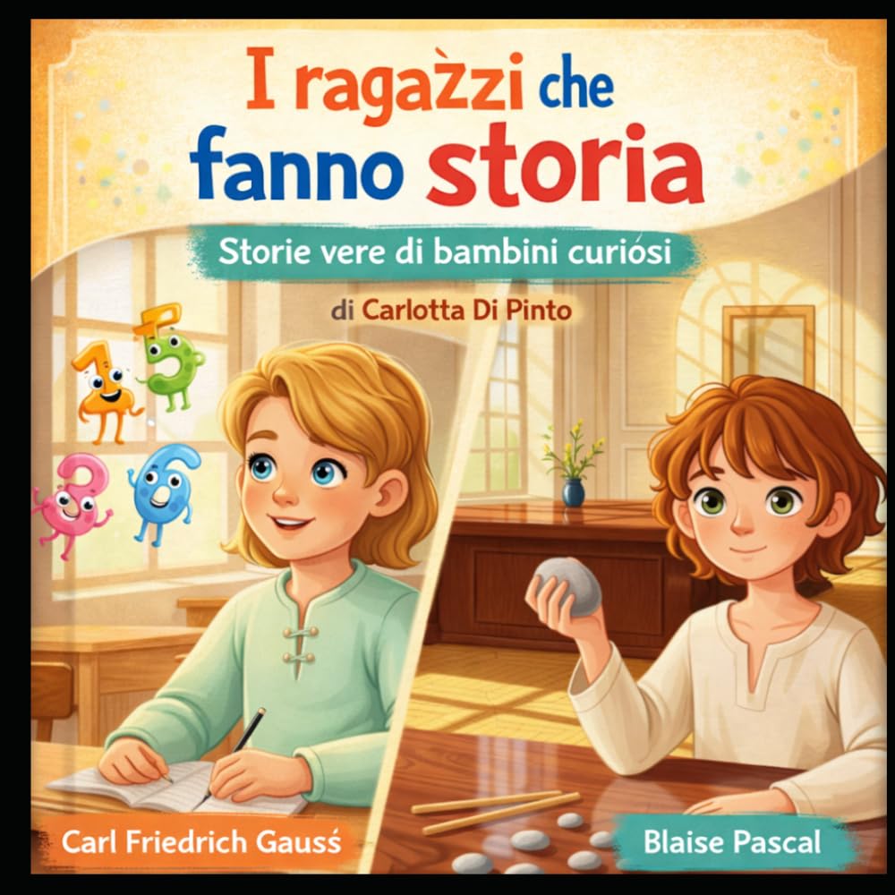 Carl Friedrich Gauss e Blaise Pascal: Storie vere di bambini curiosi