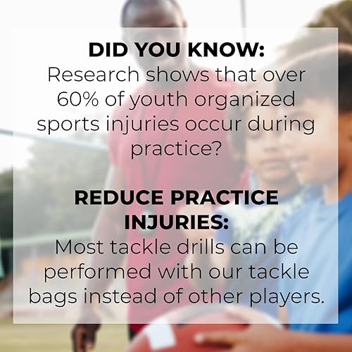 Miniatura 4 de Maniquí de aparejos de fútbol con base pesada de agua para entrenamiento D-Line - 69 pulgadas de alto, negro, 70 libras - Almohadilla de bloqueo