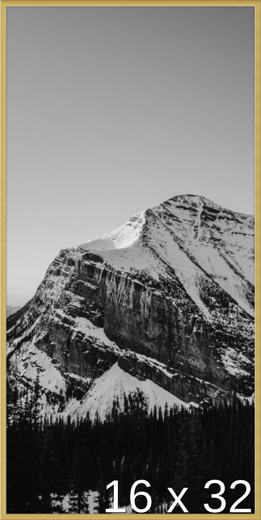 Frame It Easy 16 x 32 Gloss Gold Metal Frame (Ashford)