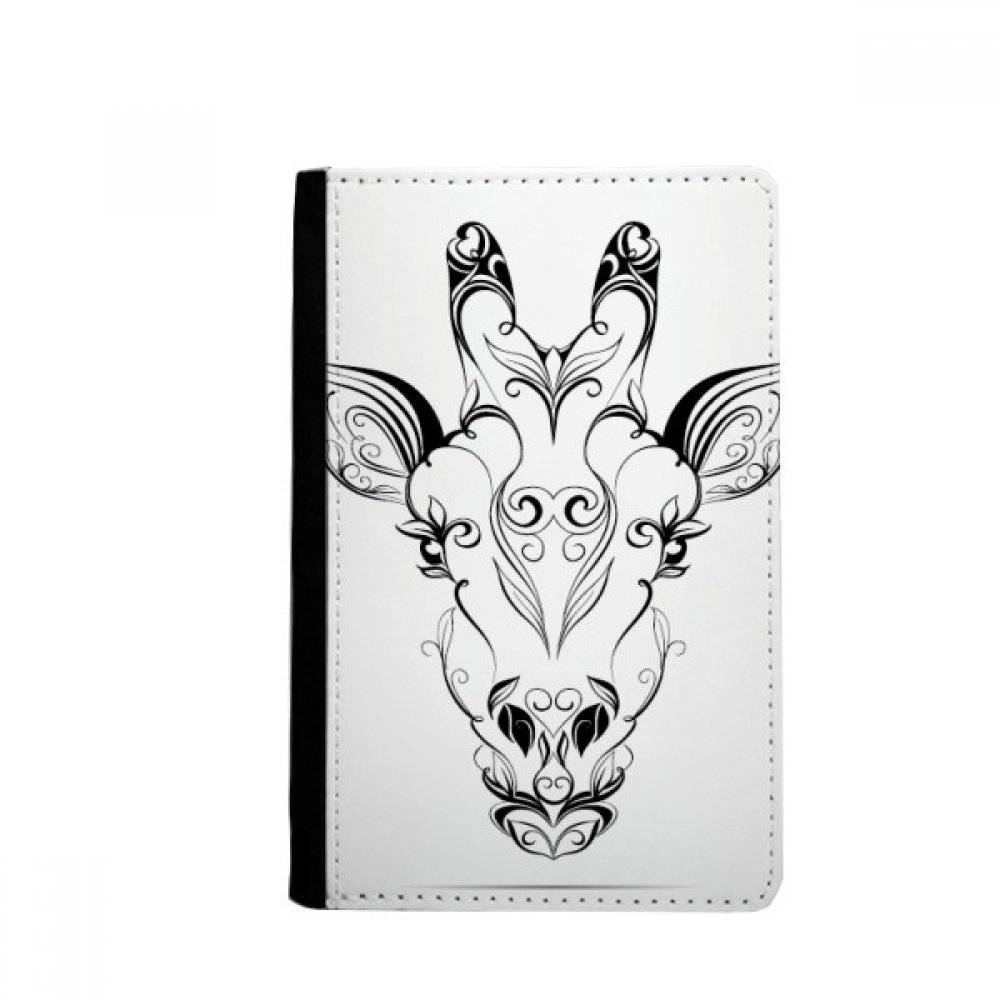 Tibetan antelope Animal Portrait Passport Holder Notecase Burse Wallet Cover Card Purse