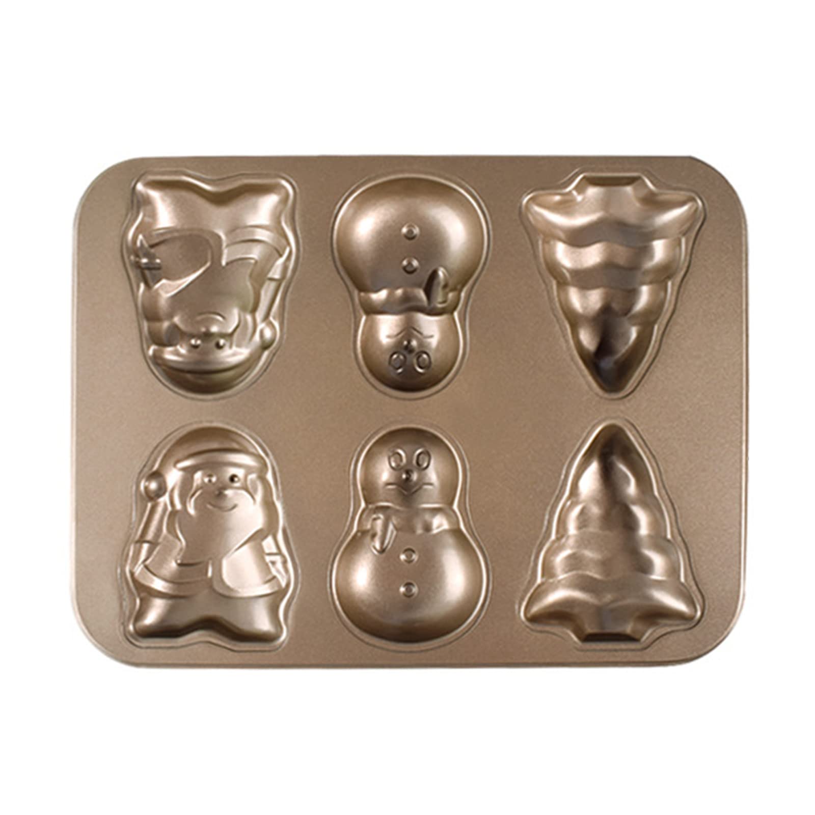Kalttoy Multicolor Christmas Series Cake Pan Carbon Steel Cake Baking Baking Pan Gadgets For Muffins Cupcake Molds For