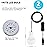 Onite USB LED Light Bulb, Emergency Backup Lighting for Camping, Garage, Power Outage Preparedness, for Portable Power Station & Solar Panel, Outdoor Lantern with Hook & 8.4ft Cord, Warm White (2)