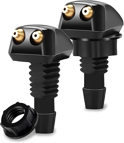 2 boquillas para limpiaparabrisas delantero de automóvil, boquilla rociadora de parabrisas, boquilla rociadora de parabrisas, chorro de lavado de