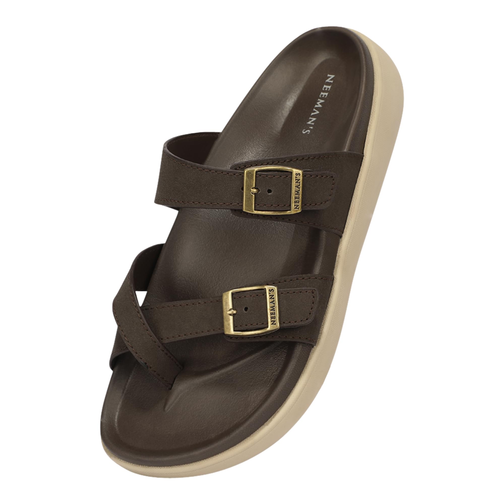 neeman's PureWhoosh Sail Sandals for Men | Adjustable Buckle Strap Casual Sandals | Cushioned Footbed with Arch Support | Comfortable Slip On Footwear for Daily Wear & Travel-picture-26