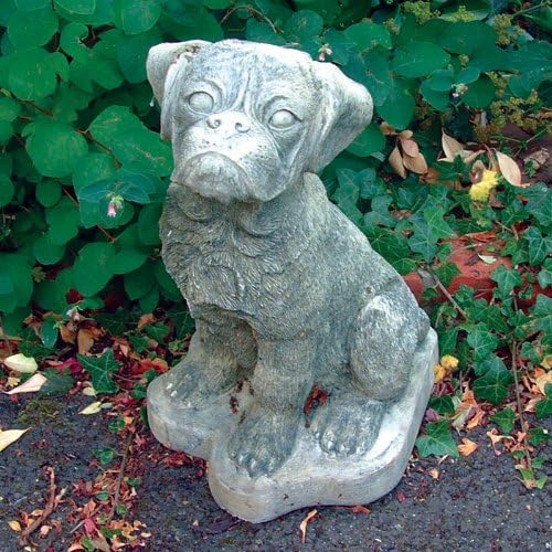 Boxer dog statue Amazon.co.uk Garden
