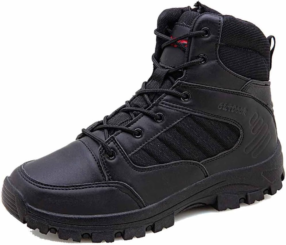 Bottes militaires pour hommes légères et antidérapantes contre la fatigue