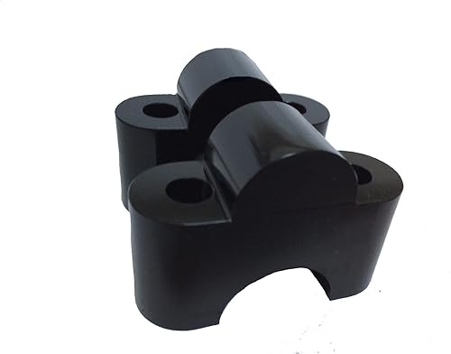 Miniatura 5 de Bay4Global GY-MT03.25S - Elevadores para manillar de motocicleta Yamaha MT-03 (660 c), 0.984in de alto, color negro