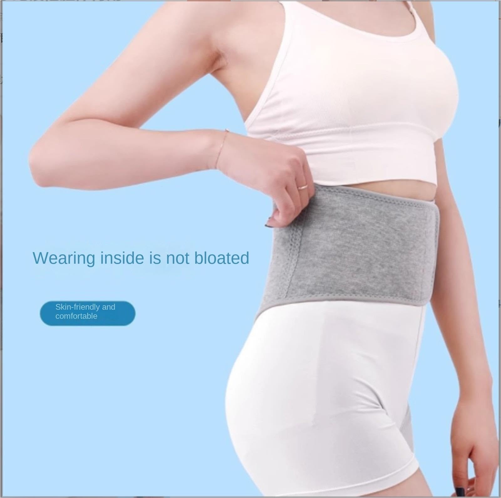 Cinturón de Soporte Lumbar, Soporte de Espalda, Faja de Espalda, protección de Cintura, cinturón Tejido, cinturón Calentador de Cintura, Protector de Espalda, cinturón de Soporte para la Parte i