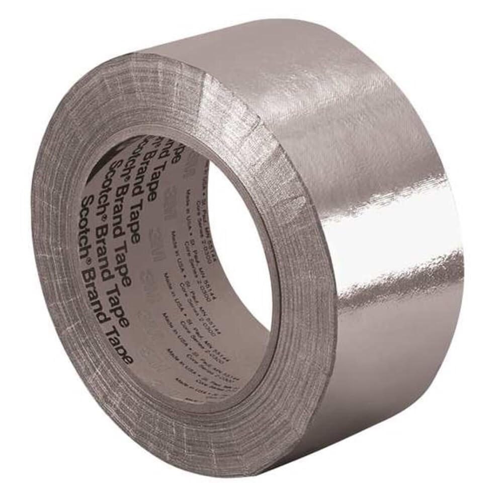 TapeCase 3M 363 - Cinta de aluminio brillante para gamuza de cristal, 0,5" x 91,44 m