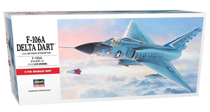 ★美品1/72 F-106A ダイキャストモデル★箱付き！ Amazon | ハセガワ 1/72 アメリカ空軍 F-106A デルタダート