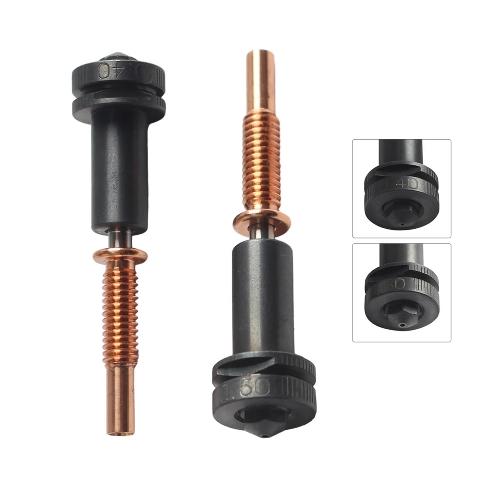 for buse améliorée à Haut débit 0.4/0.6mm, en Acier trempé/cuivre/Titane/matériau TC4, pièce d'imprimante 3D(0.6mm)