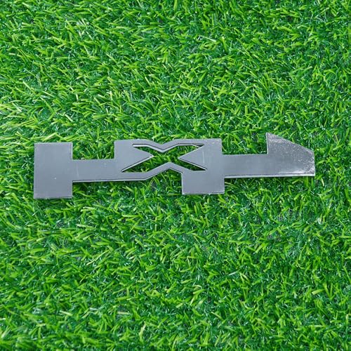 Image of Right & Left Badge 3D Emblems Nameplate Replacement for 1500 2500hd 3500hd 22813983 4X4 2Pc (Matte Black)