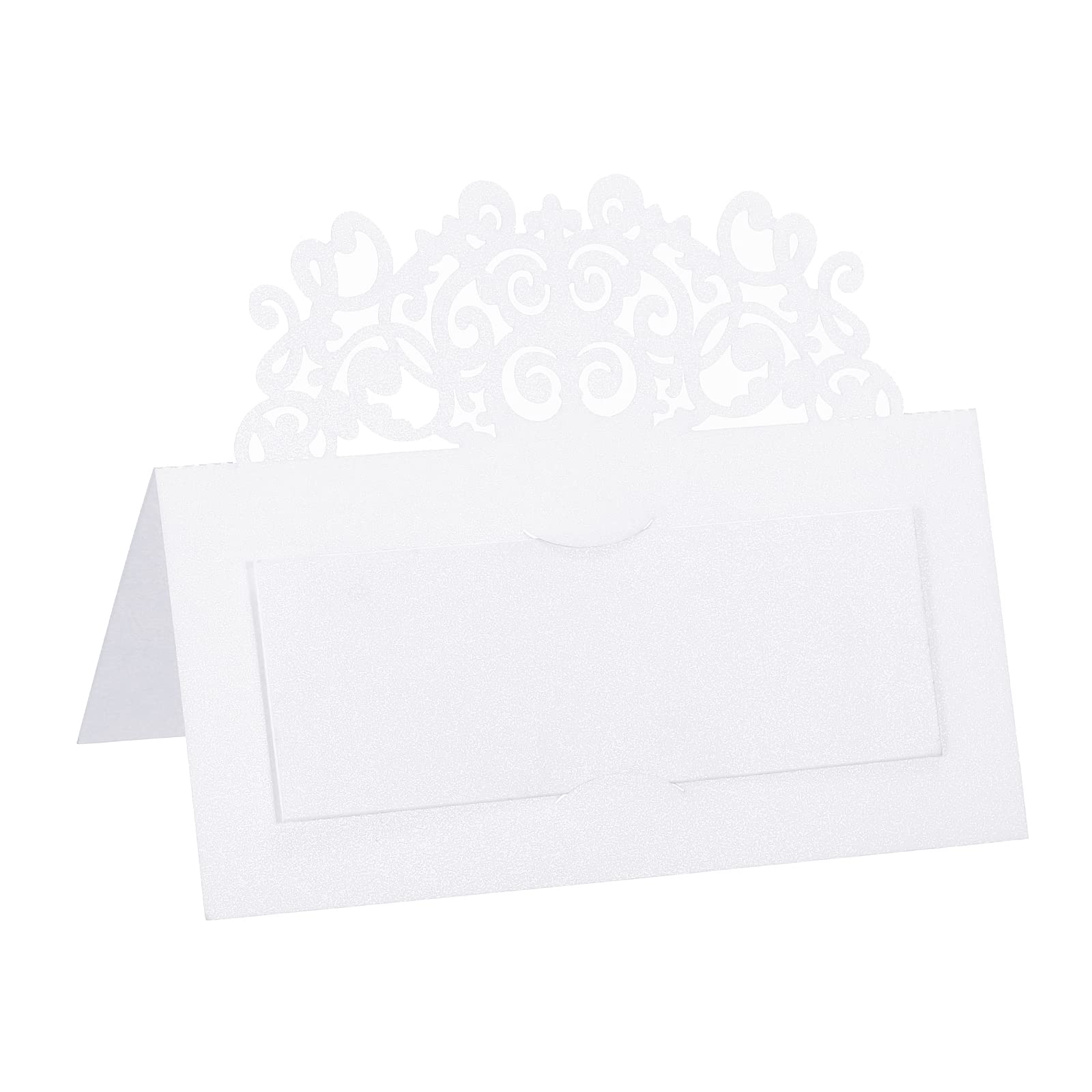 Uxcell Table Name Place Cards,50Pcs Hollow Butterfly Cut Design Blank...