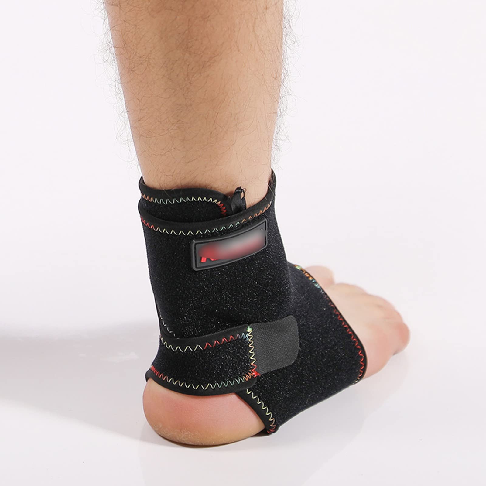 Tobillera de soporte de 2 unidades, resistente al agua, para natación, correr, buceo, envoltura de compresión para pies para hombres y mujeres, ideal para esguinces, tendinitis, soporte atlético