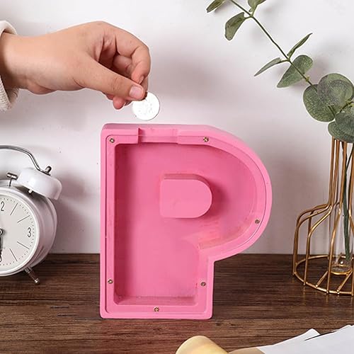 Miniatura 5 de Banco de dinero de madera con letras coloreadas, texto grabado, caja de dinero de madera, regalo para niños, regalo de Navidad, cumpleaños,