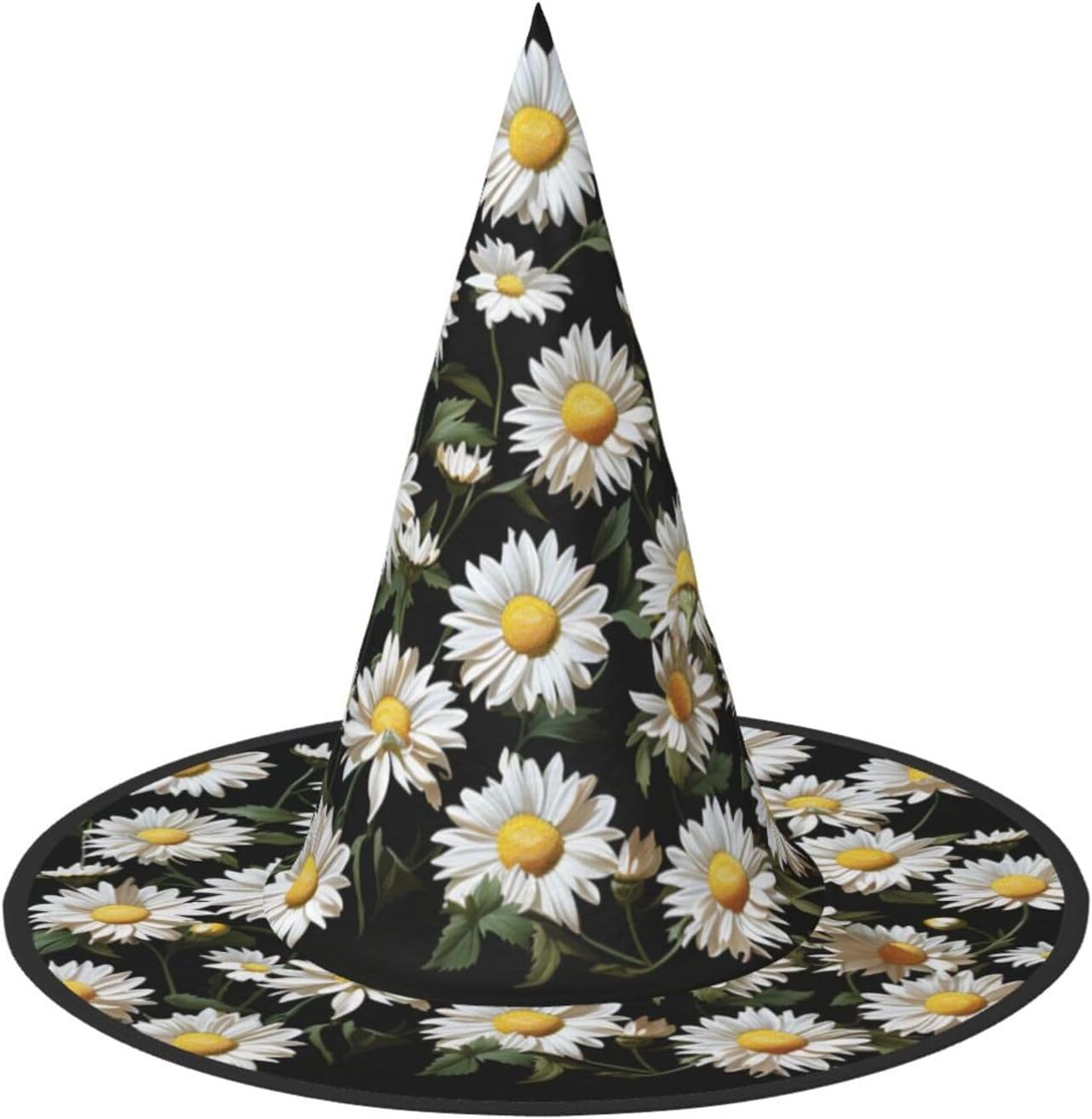 Witch Hats Halloween Cone Wizard Hat Daisy Witch Hats Halloween Hat Costume Cosplay
