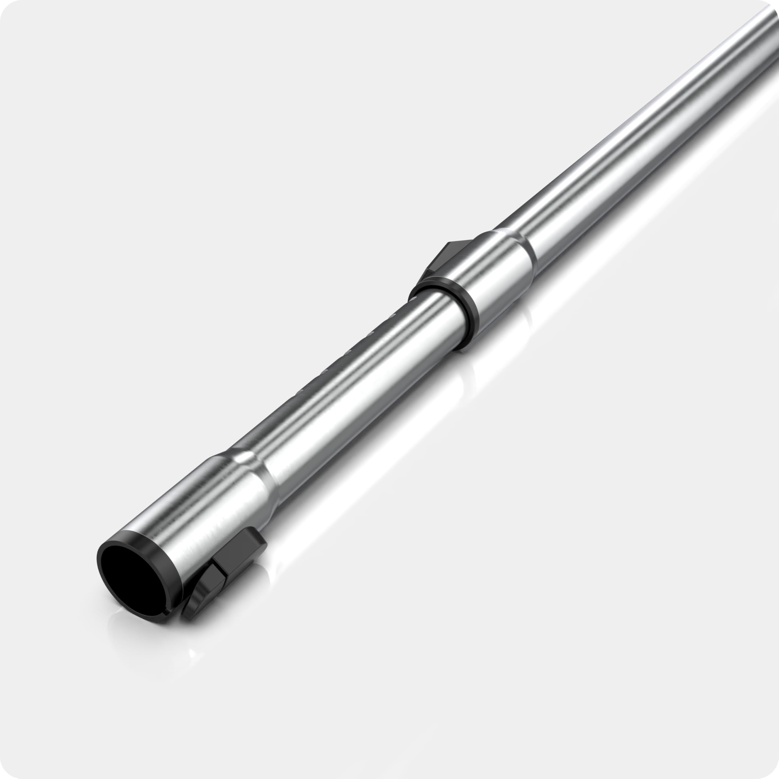Staubsaugerrohr - Ersatzrohr kompatibel mit Bodenstaubsauger Miele S8,S6,S5,S4,S2,S1,C1,C2,C3,H1 Complete, Compact, Classic, Swing, S8000 Zubehör Teleskoprohr für Staubsauger Ersatzteil
